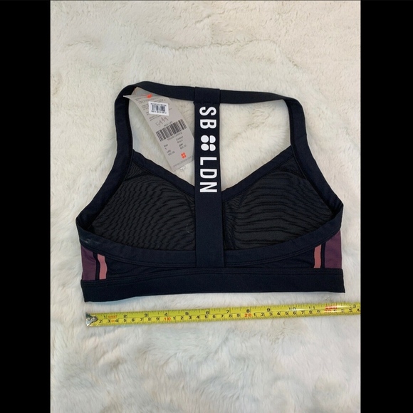 NWT $85 Sweaty Betty Upbeat Padded Bra in‎ Black [SZ Small ] - Picture 6 of 8